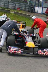 1. Freies Training: Vettel im Pech