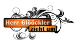 Herr Glööckler zieht um  - Logo