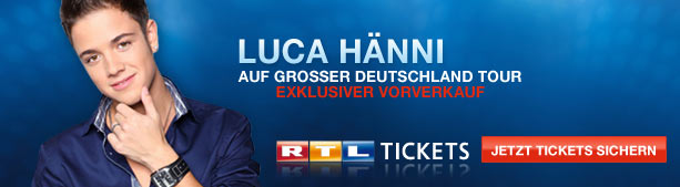 Exklusiver Vorverkauf für die Luca Hänni Tour!