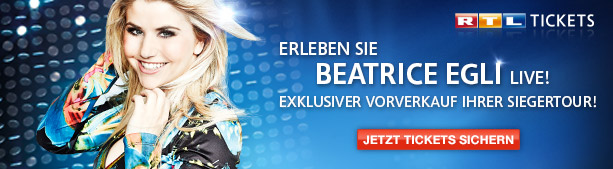 Jetzt Tickets online buchen und Beatrice Egli hautnah erleben.
