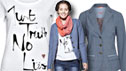 Lässig dank Blazer und Loopschal