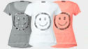 T-Shirt mit Paillettenmotiv