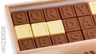 Romantik pur: Süße Grüße mit Ihrem Text