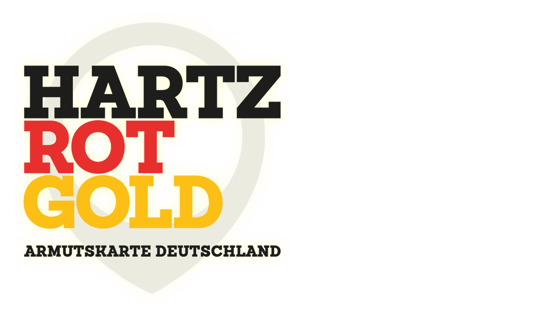Hartz Rot Gold - Armutskarte Deutschland